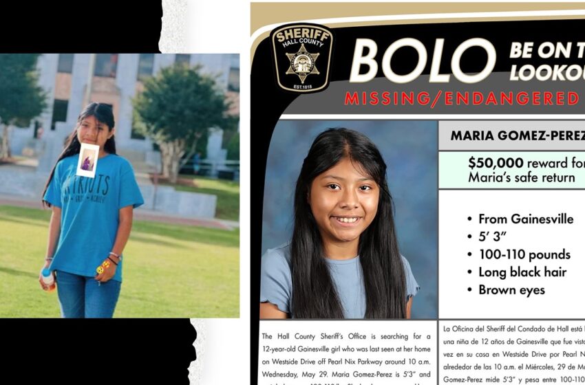  Sube a $50 la recompensa para encontrar a la niña de 12 años desaparecida en Gainesville